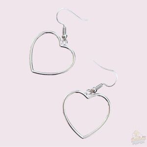 Simple Heart Shaped Dangle Earrings​